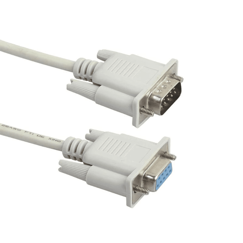 Cable serie RS232 DB9 macho - DB9 hembra 1.8 M Beige