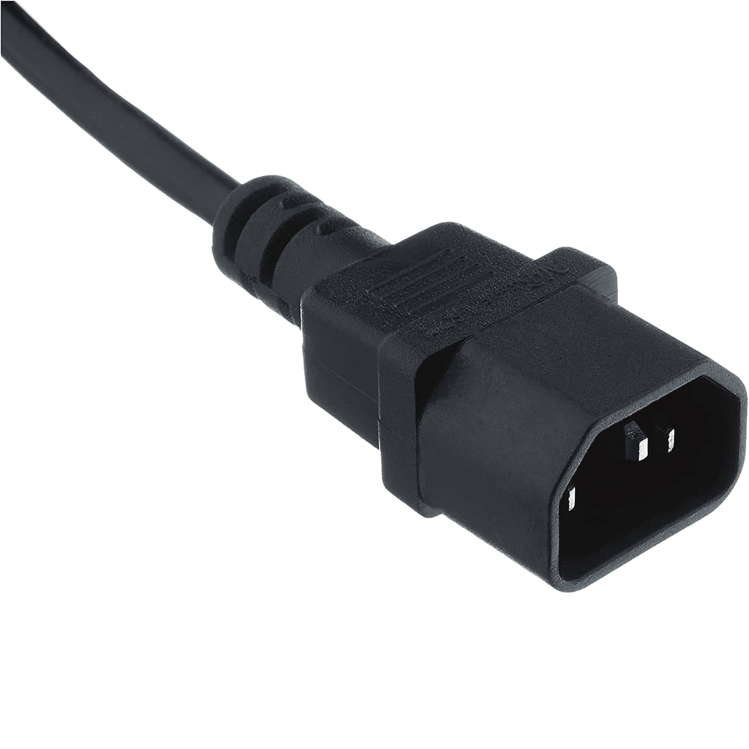 Cable Shucko Hembra a IEC C14 Macho 0.25 M Negro