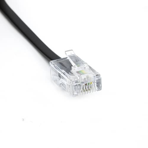 Cable telefonico RJ11 a RJ45 10 M Negro