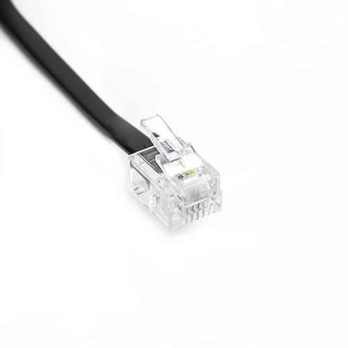 Cable telefonico RJ11 a RJ45 10 M Negro