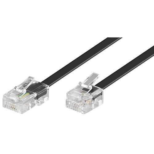 Cable telefonico RJ11 a RJ45 6 M Negro