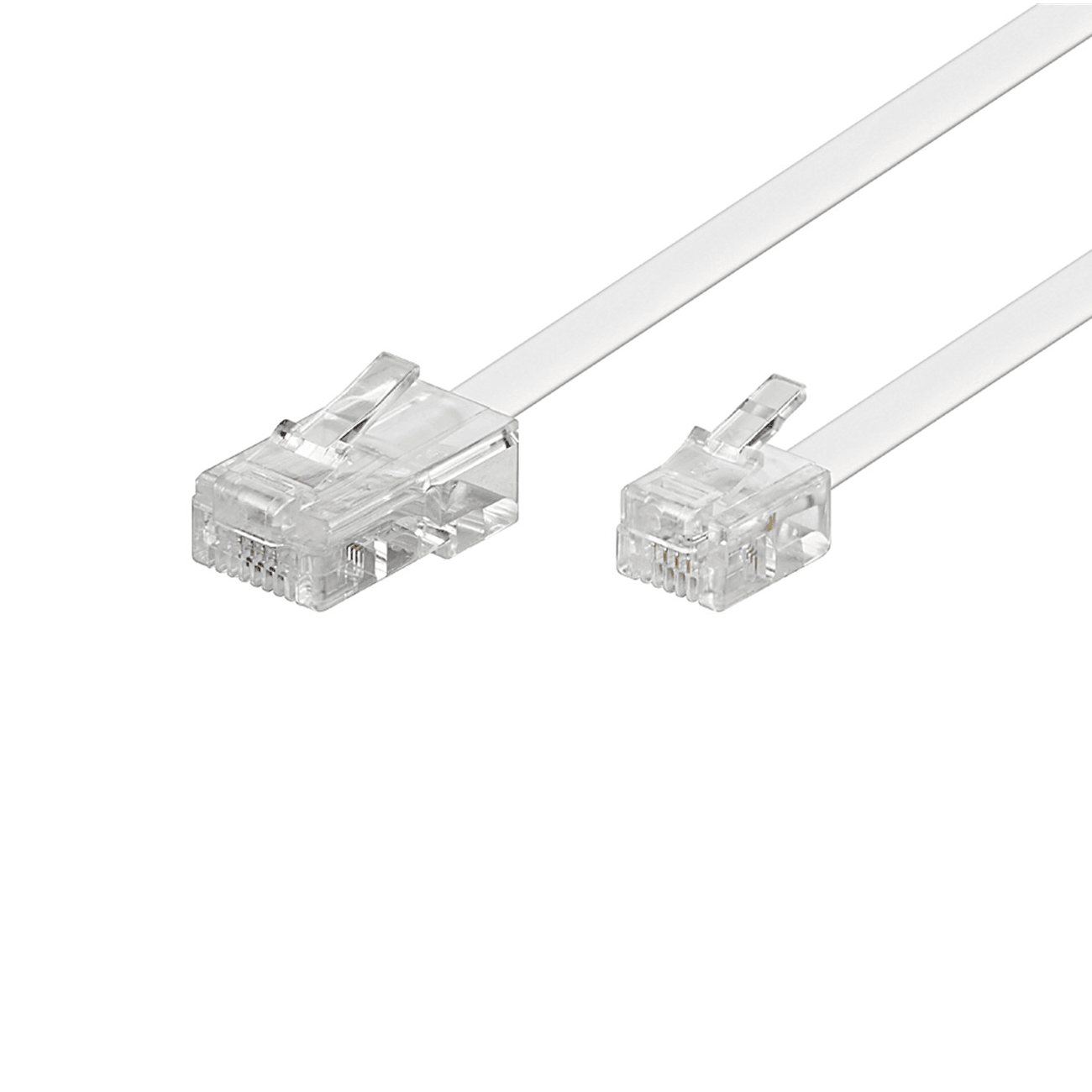Cable telefonico RJ11 a RJ45 10 M Blanco