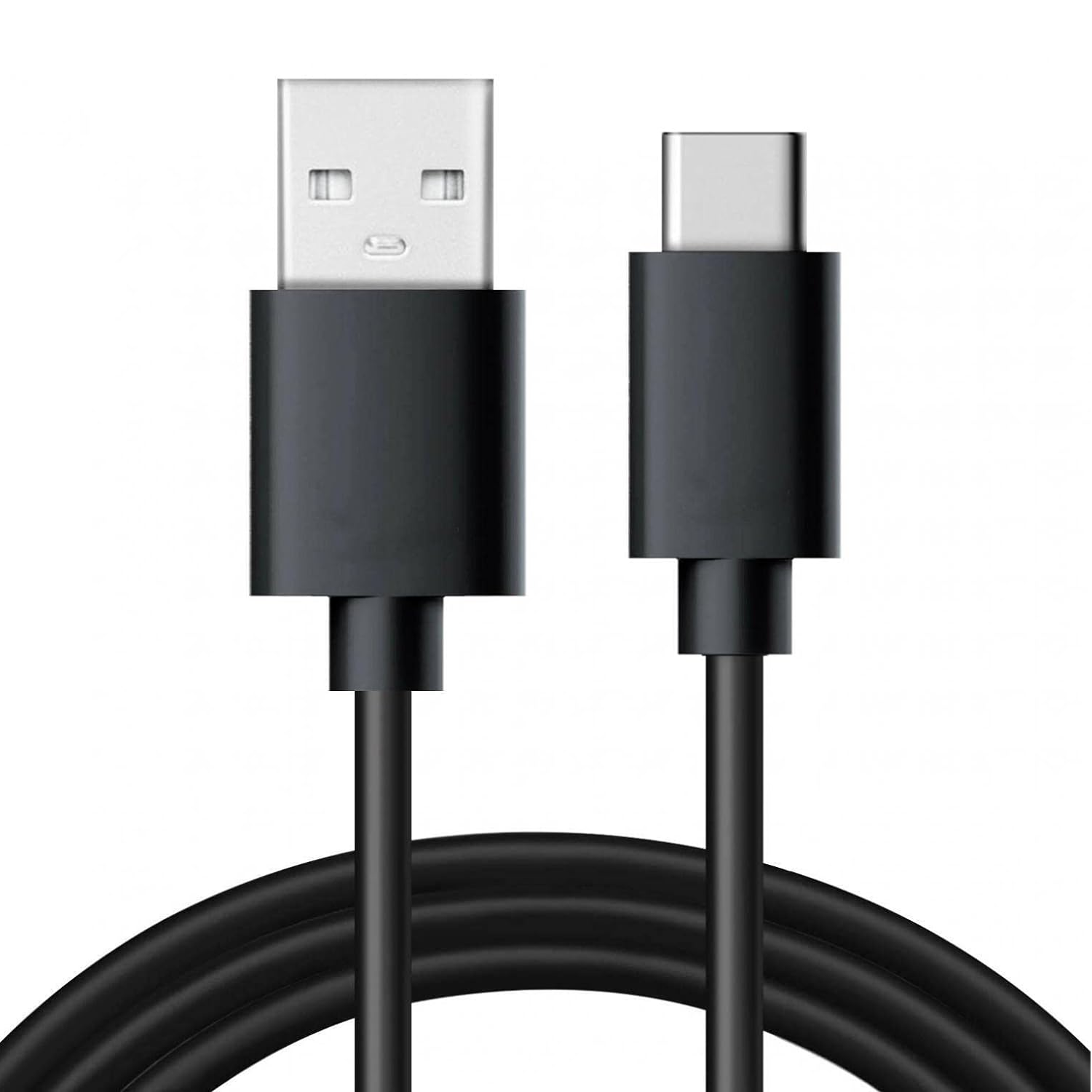 Cable USB 2.0 3A Tipo C macho - Tipo A macho 1 M Negro