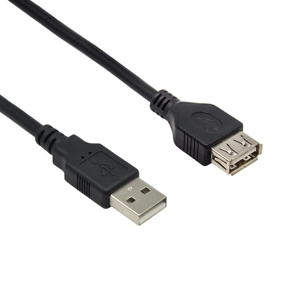 Cable alargador extensor USB 2.0 1 M Negro