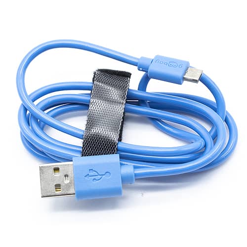 Cable USB 2.0 macho a micro USB B macho 1 M Azul