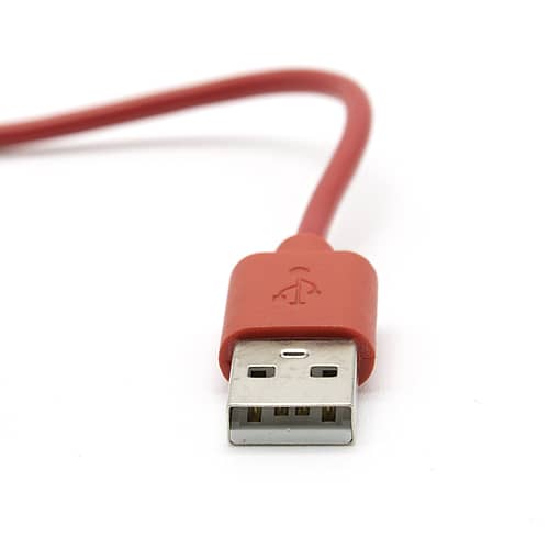 Cable USB 2.0 macho a micro USB B macho 1 M Rojo