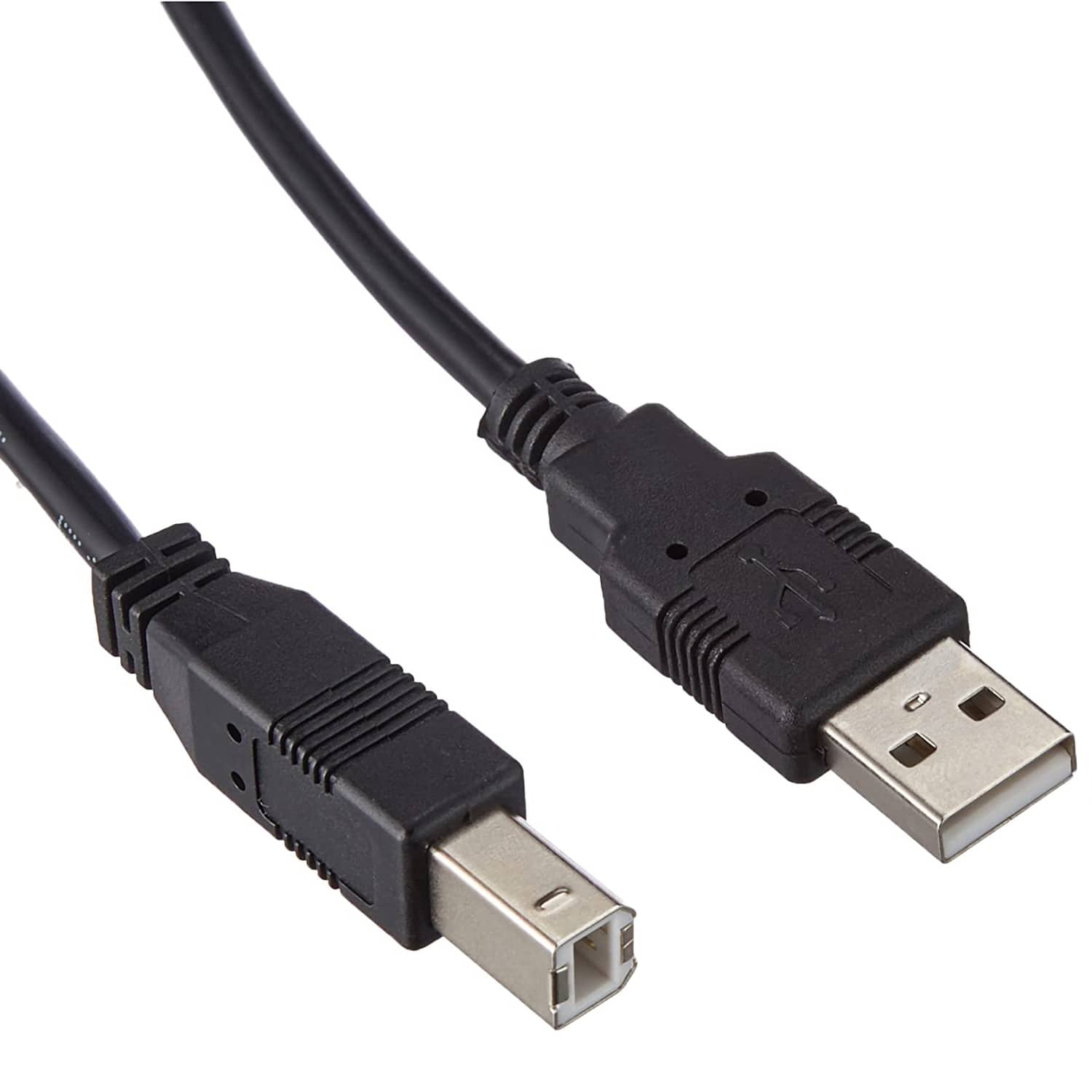 Cable USB 2.0 para impresora A/M-B/M 0.25 M Negro