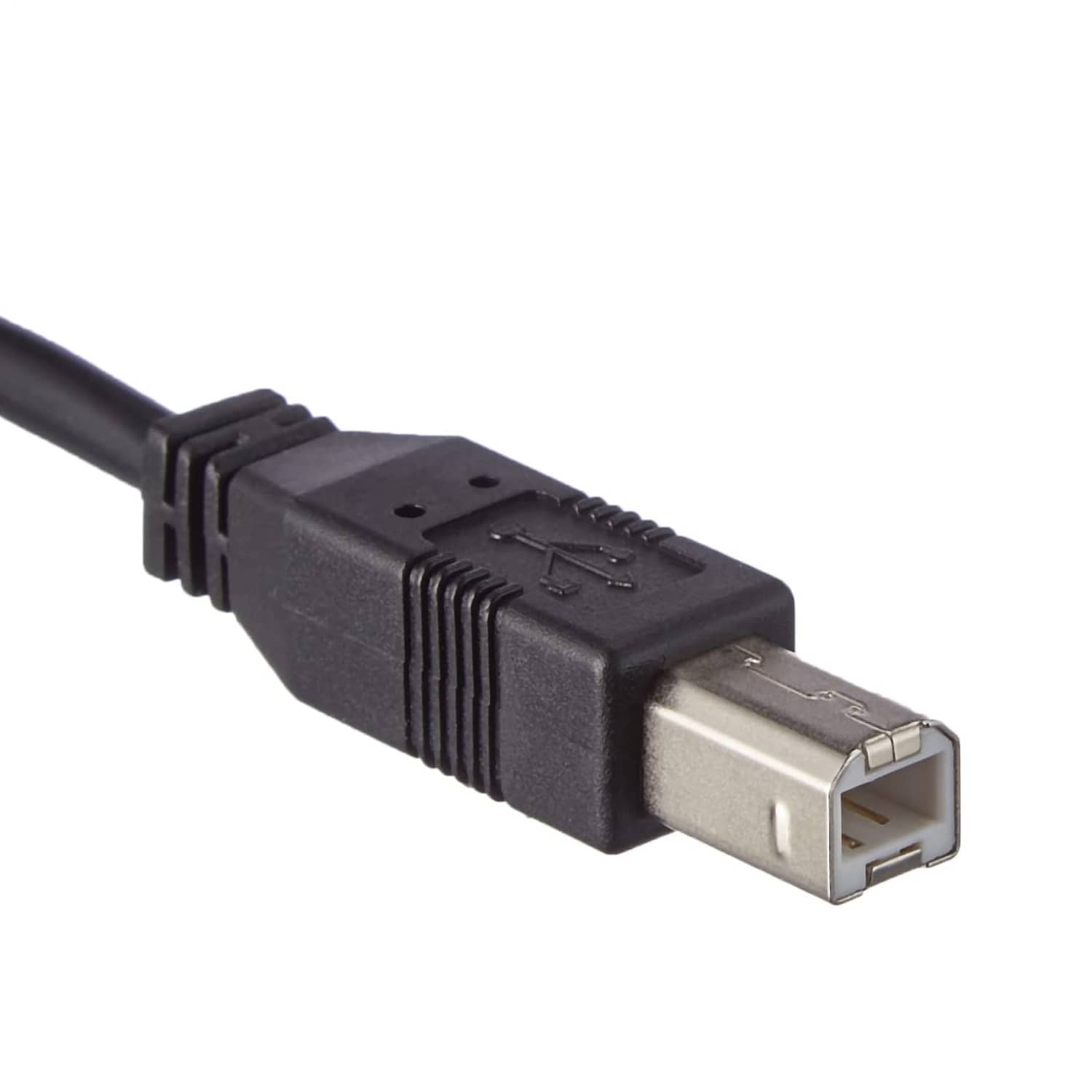 Cable USB 2.0 para impresora A/M-B/M 0.25 M Negro