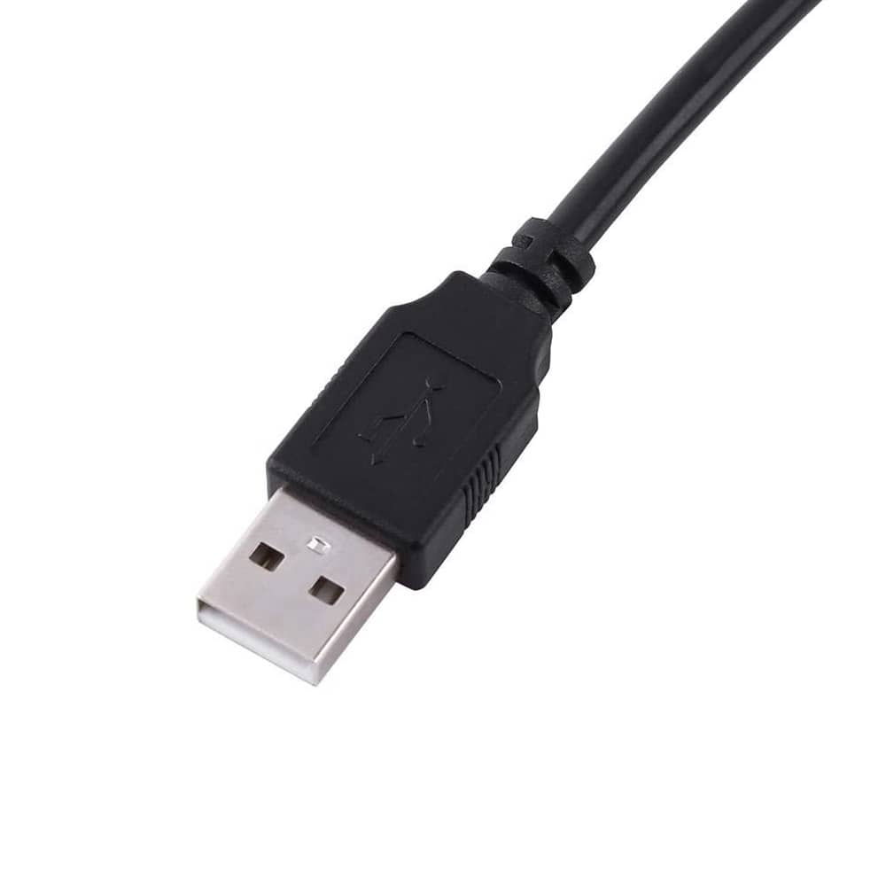 Cable USB 2.0 para impresora A/M-B/M 0.25 M Negro