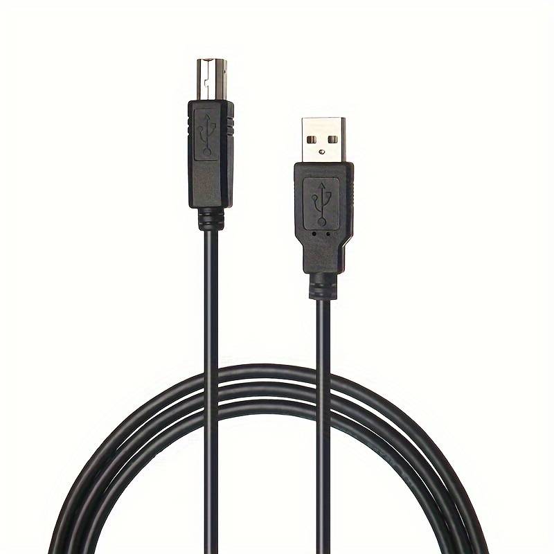 Cable USB 2.0 para impresora A/M-B/M 0.50 M Negro