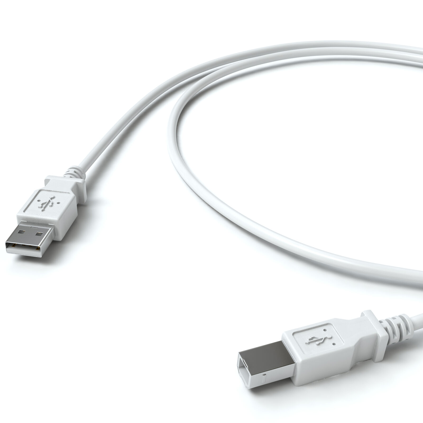 Cable USB 2.0 para impresora A/M-B/M 1 M Beige
