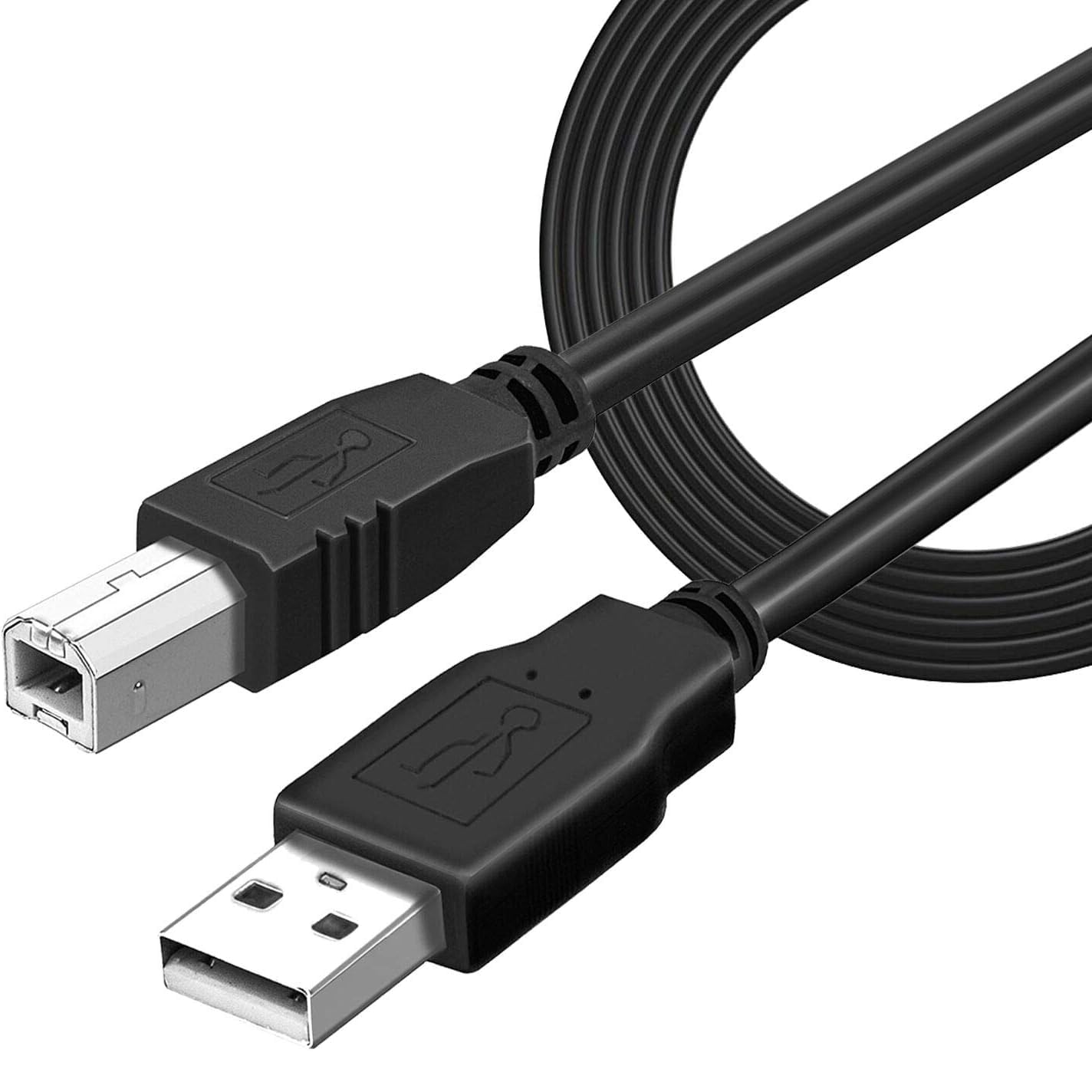 Cable USB 2.0 para impresora A/M-B/M 1.5 M Negro
