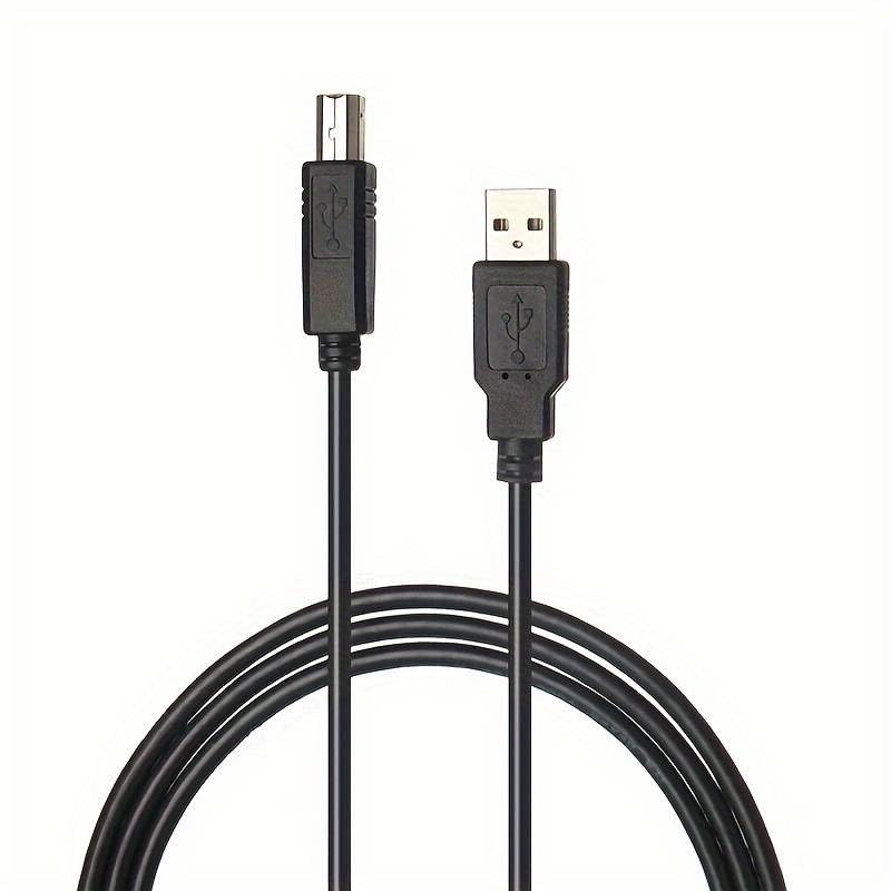 Cable USB 2.0 para impresora A/M-B/M 1.5 M Negro