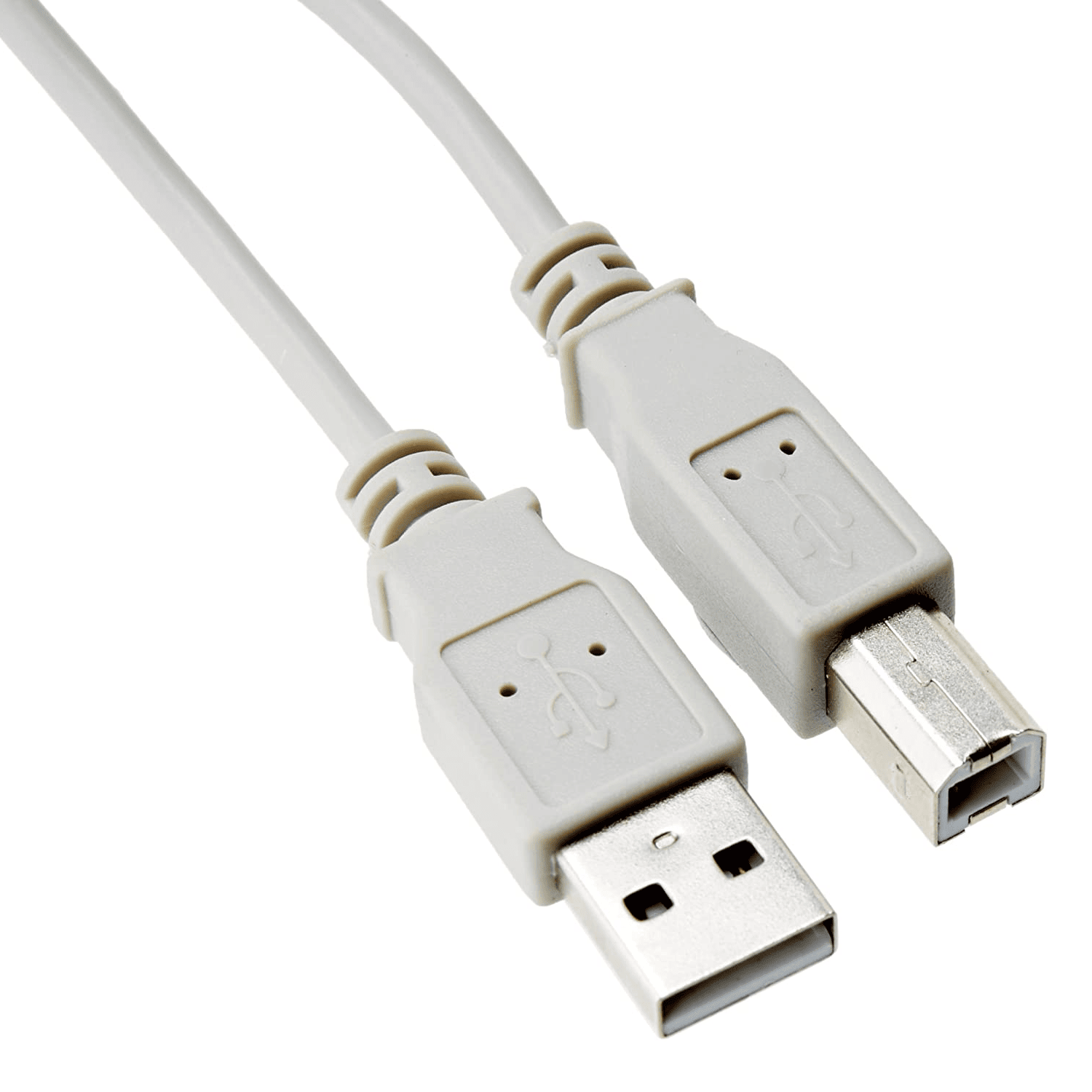Cable USB 2.0 para impresora A/M-B/M 1.8 M Beige