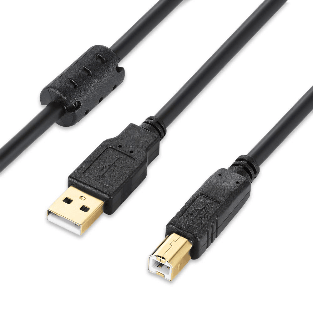 Cable USB 2.0 para impresora con ferrita 3 M Negro