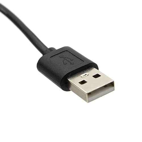 Cable USB 2.0 tipo A macho - macho 1 M Negro