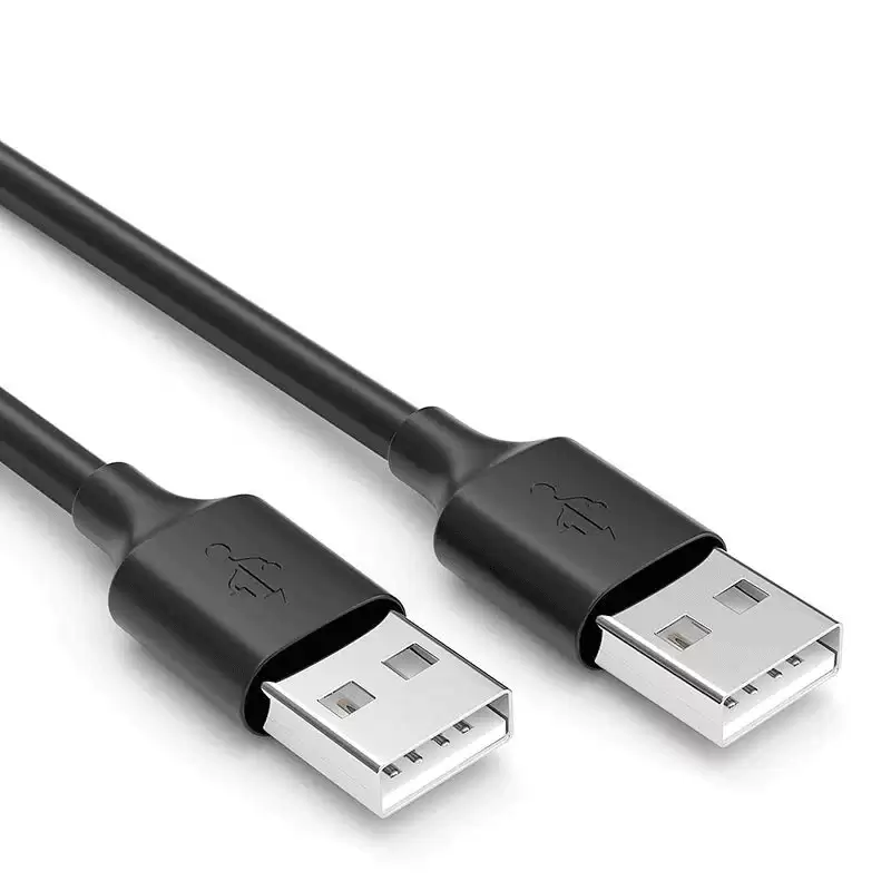 Cable USB 2.0 macho - macho 2 Negro