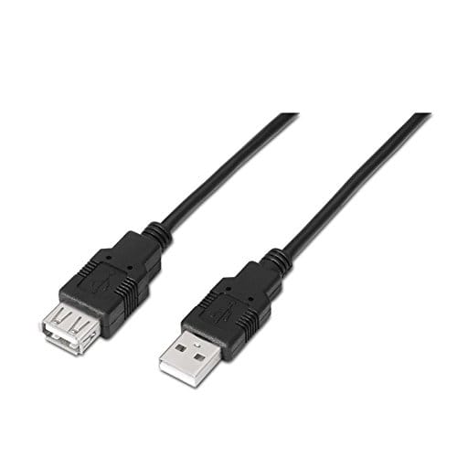 Cable USB 2.0 A/M-A/H 3 M Negro