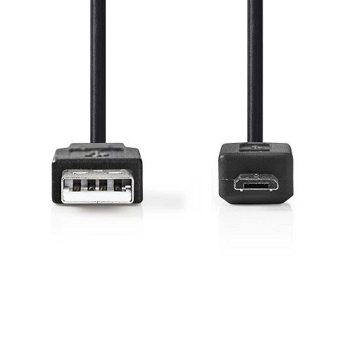Cable USB 2.0 A/M-micro USB B/M 1.8 M Negro