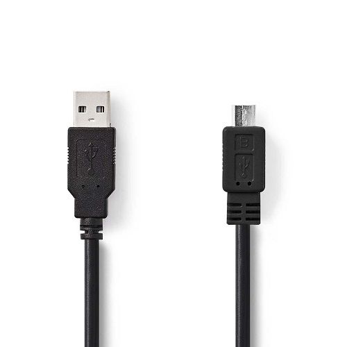 Cable USB 2.0 A/M-micro USB B/M 1.8 M Negro