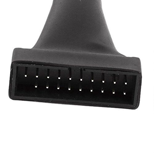 Cable USB 2.0 de 9 pin a USB 3.0 de 20 pin 0.15 M Negro