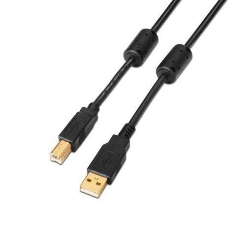 Cable USB 2.0 para impresora con ferrita 2 M Negro