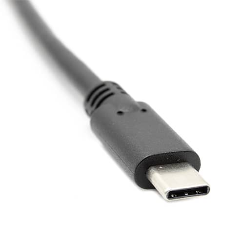 Cable USB 3.0 3A otg Tipo C macho - USB A hembra 0.20 M Negro