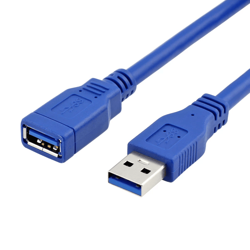 Cable USB 3.0 A/M-A/H 1 M Azul