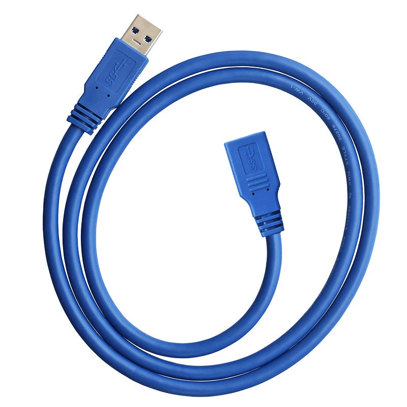 Cable USB 3.0 A/M-A/H 1 M Azul