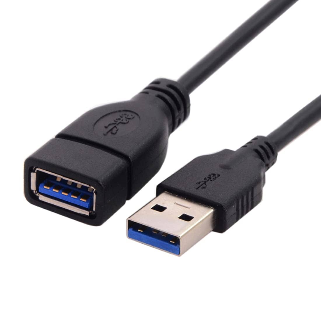 Cable USB 3.0 A/M-A/H 1 M Negro