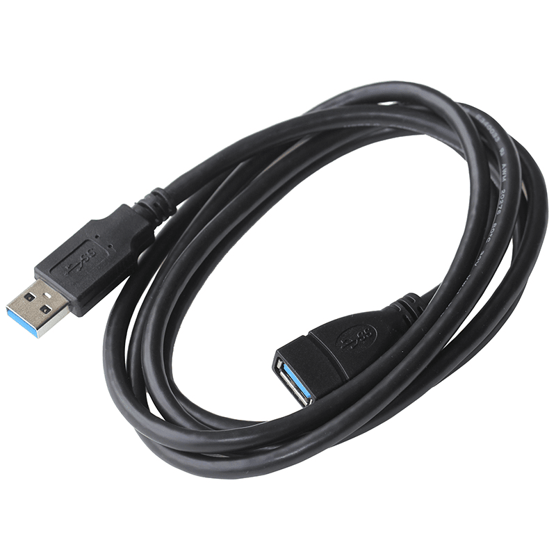 Cable USB 3.0 A/M-A/H 1 M Negro