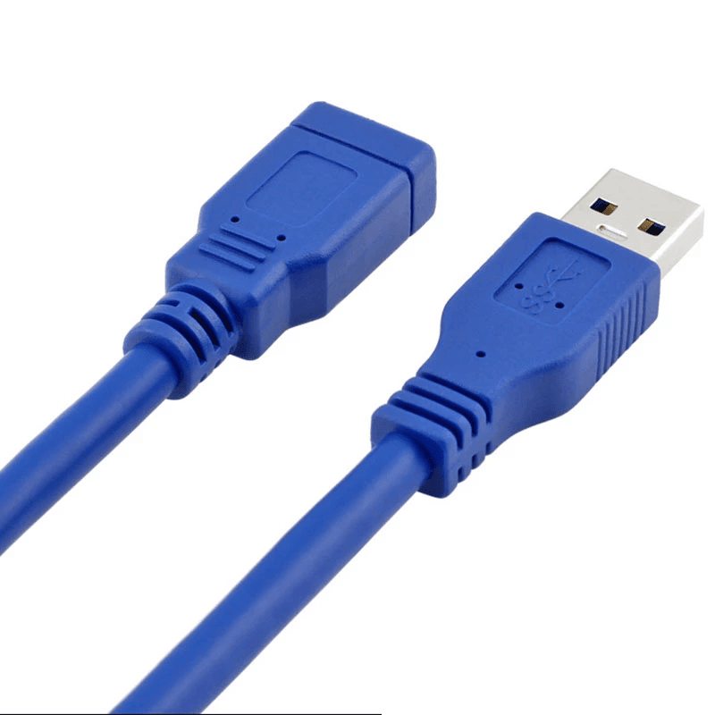 Cable USB 3.0 A/M-A/H 2 M Azul