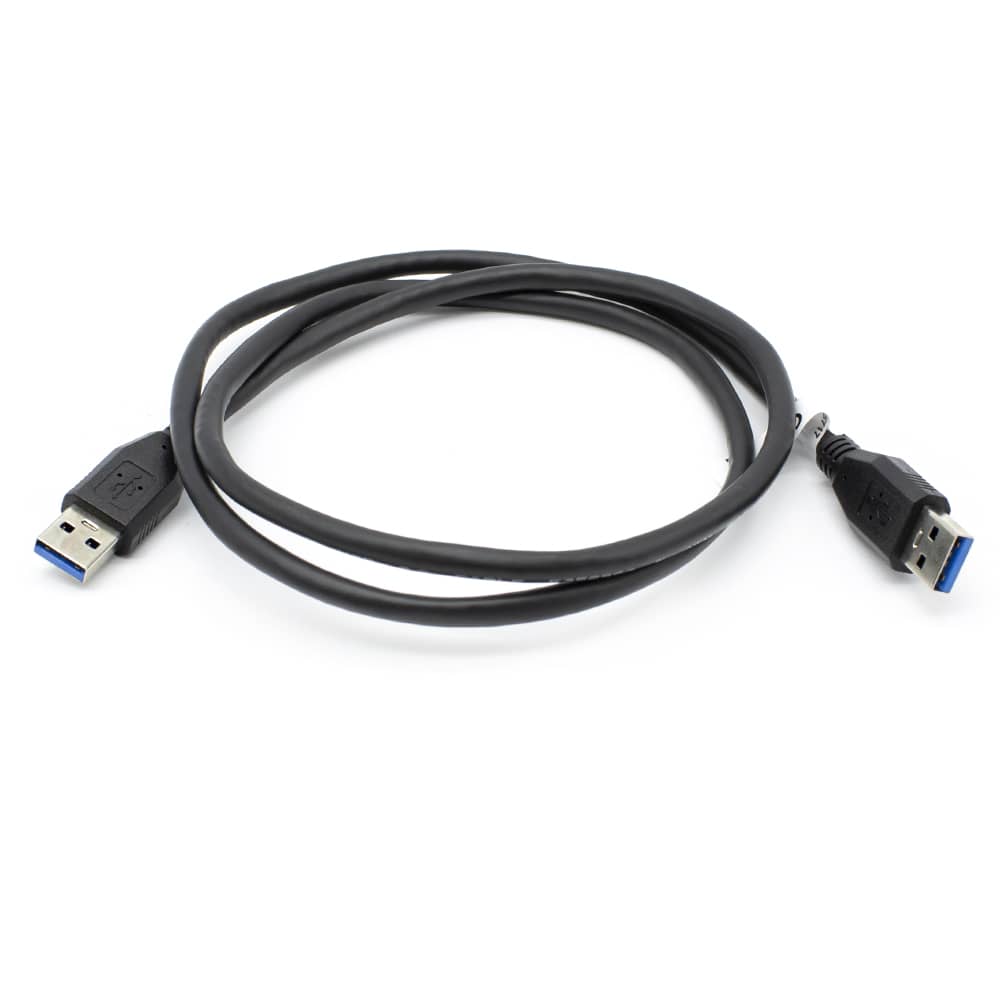 Cable USB 3.0 tipo A macho - macho 1 M Negro