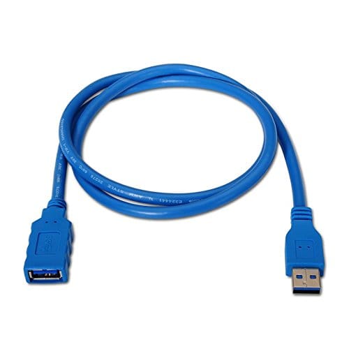 Cable USB 3.0 A/M-A/H 1 M Azul