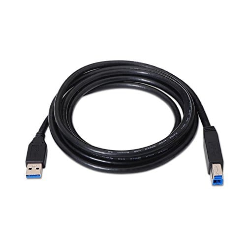 Cable USB 3.0 para impresora A/M-B/M 2 M Negro