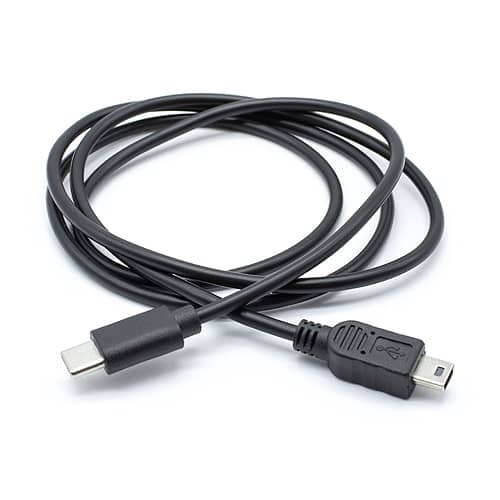Cable USB-C 3.1 Macho a Mini USB-5pin 2.0 Macho 1 M Negro