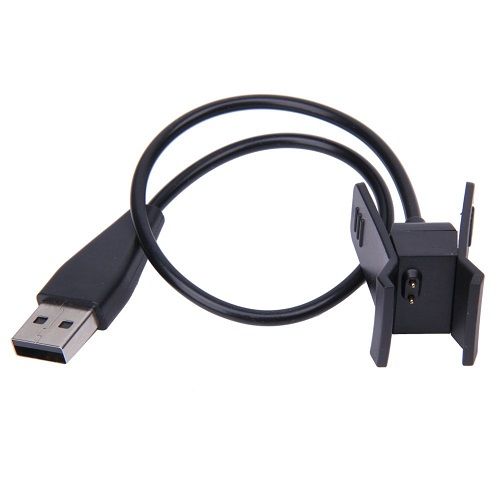 Cable USB carga Fitbit alta Smart Tracker 0.30 M Negro