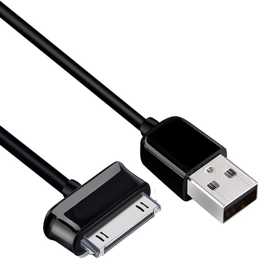 Cable USB Carga para Samsung Galaxy TAB 2 1 M Negro