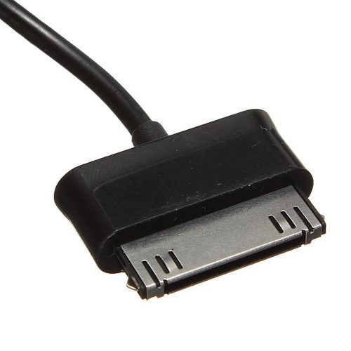 Cable USB Carga para Samsung Galaxy TAB 2 1 M Negro