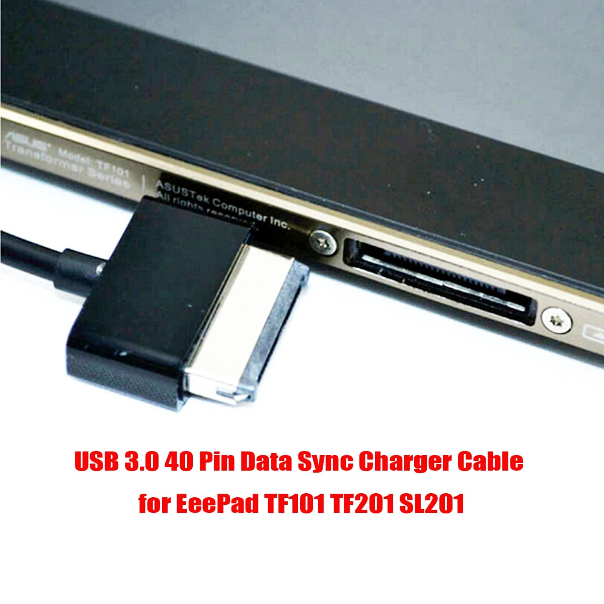 Cable USB carga y datos para ASUS Eee Pad 1 M Negro