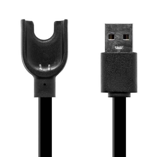 Cable USB carga y sincronizacion Xiaomi mi Band 2 0.15 M Negro