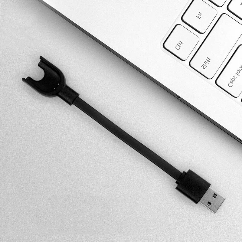 Cable USB carga y sincronizacion Xiaomi mi Band 2 0.15 M Negro