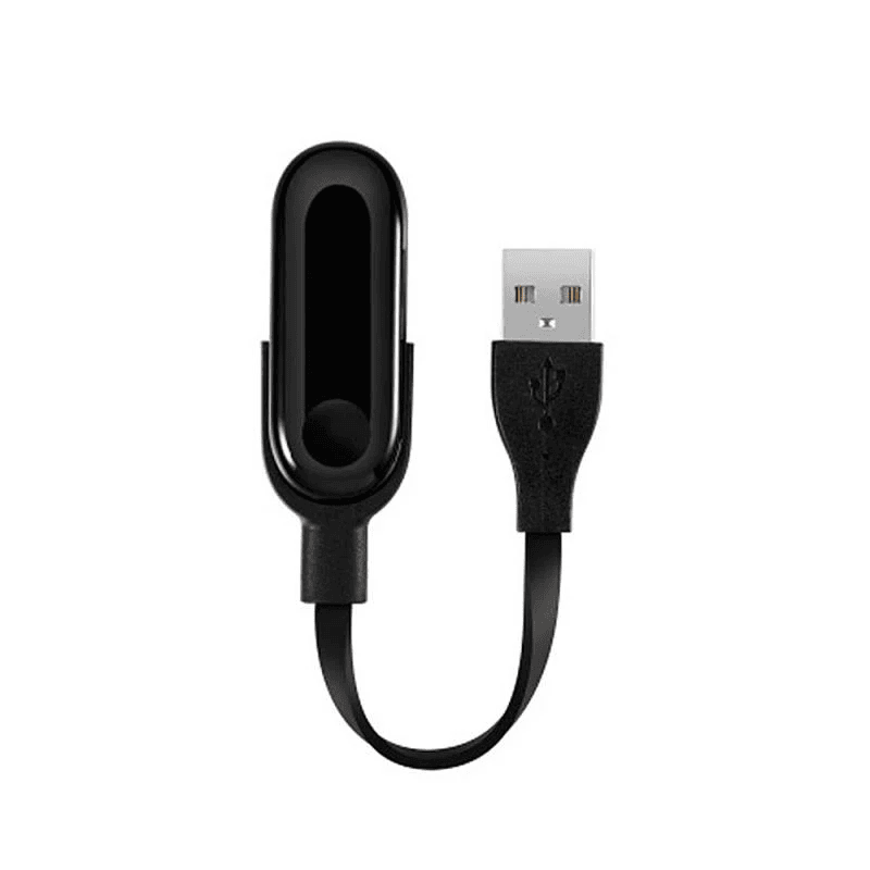 Cable USB carga y sincronizacion Xiaomi mi Band 3 0.15 M Negro