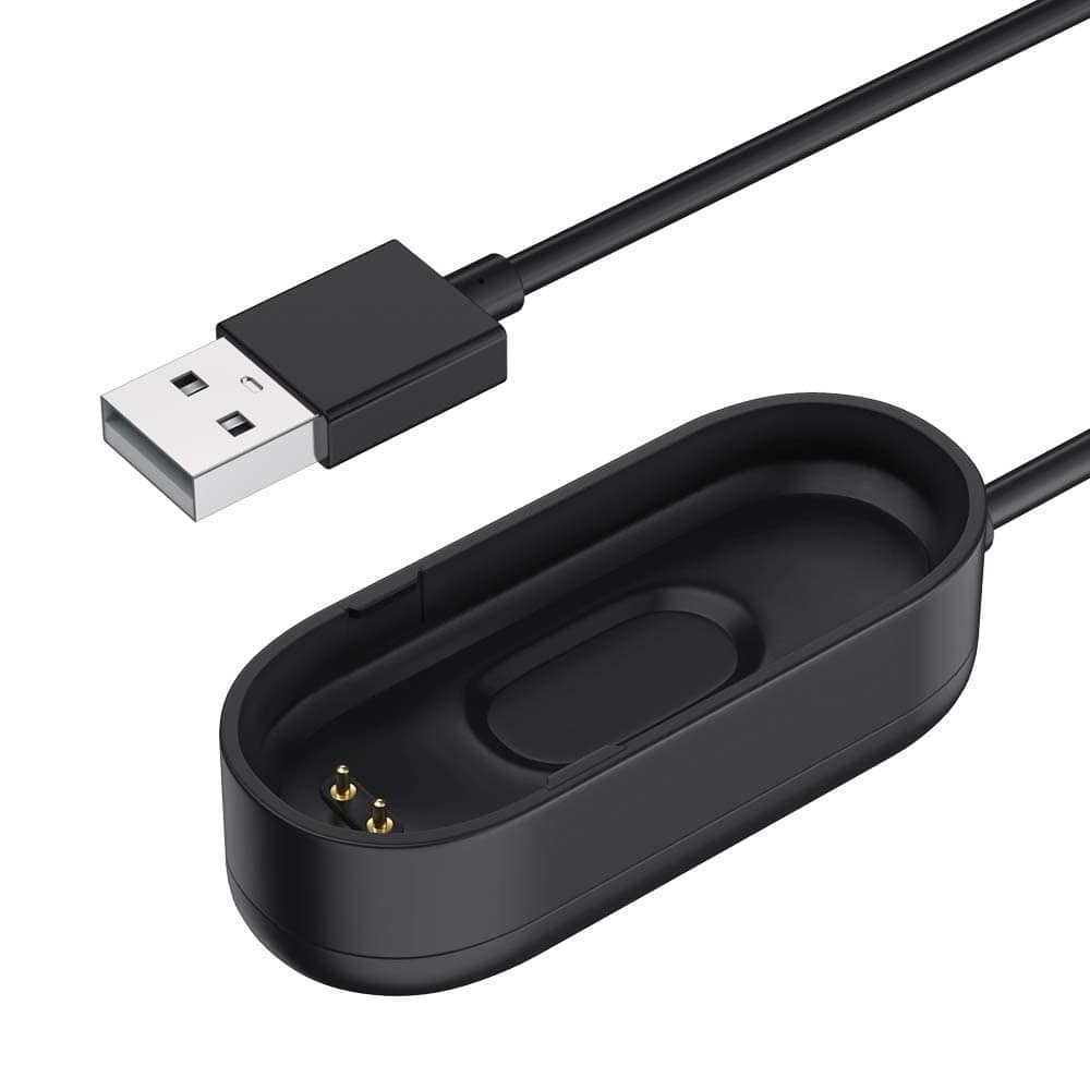 Cable USB carga y sincronizacion Xiaomi mi Band 4 1 M Negro