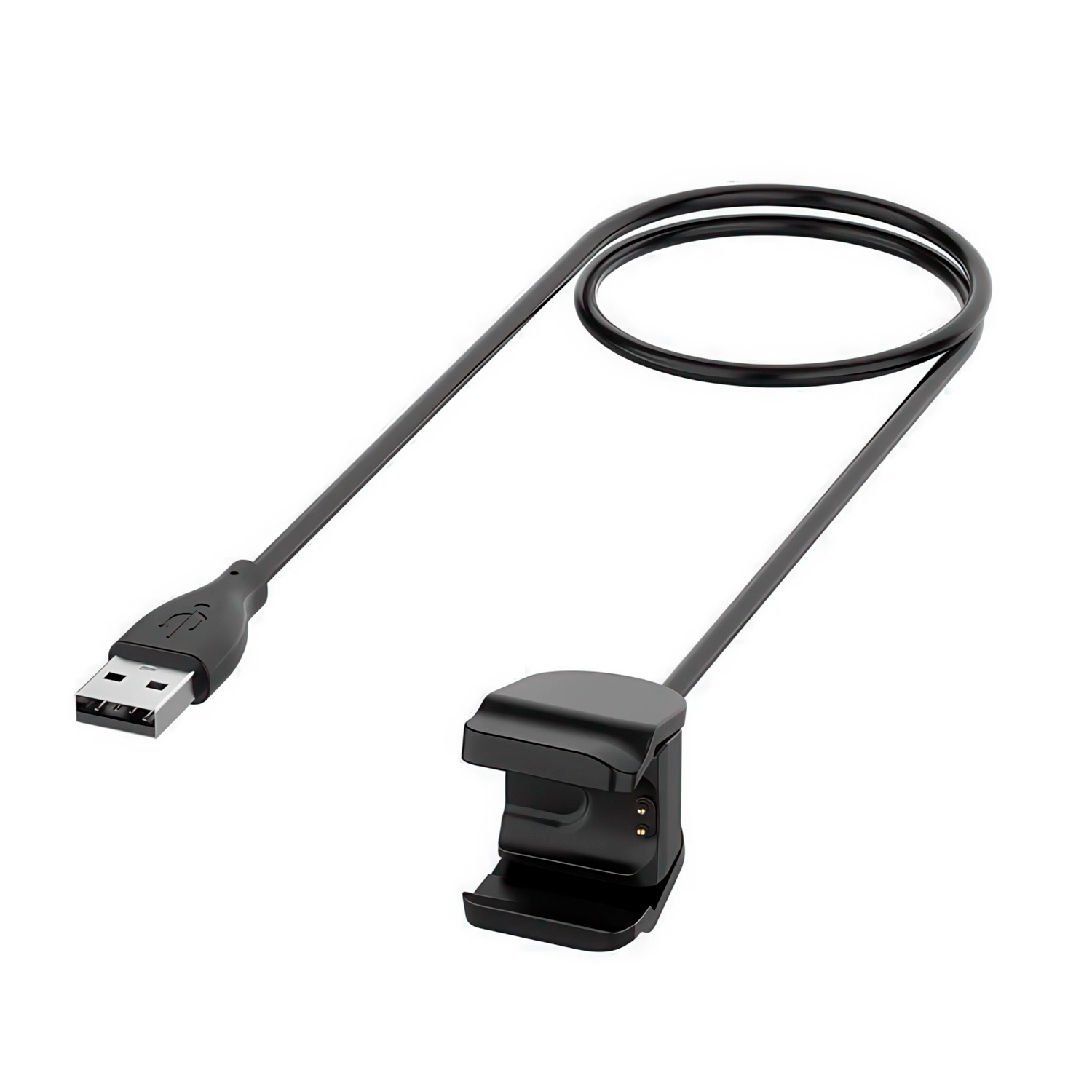 Cable USB carga y sincronizacion Xiaomi mi Band 5 con clip 0.30 M Negro