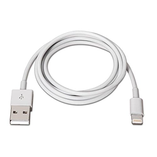 Cable USB lightning compatible con apple iphone 1 M Blanco