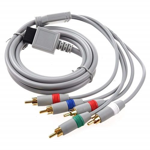 Cable video componente para Wii Gris