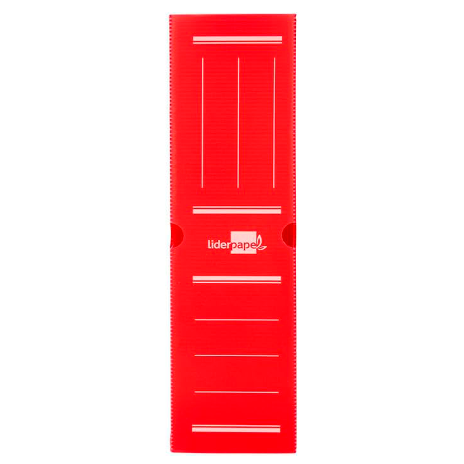 Caja archivo definitivo plastico Liderpapel 36x26x10 cm  Rojo