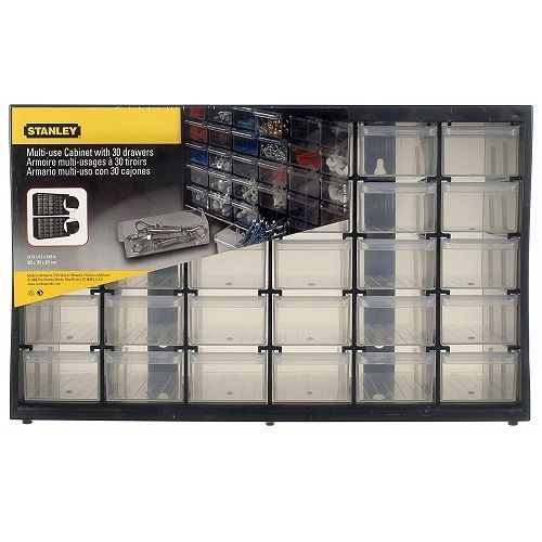 Caja de almacenamiento para piezas con 30 cajones