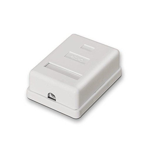 Caja de superficie de 1 RJ45 Cat 6 FTP  Blanco